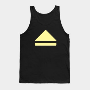 Eject Button - yellow Tank Top